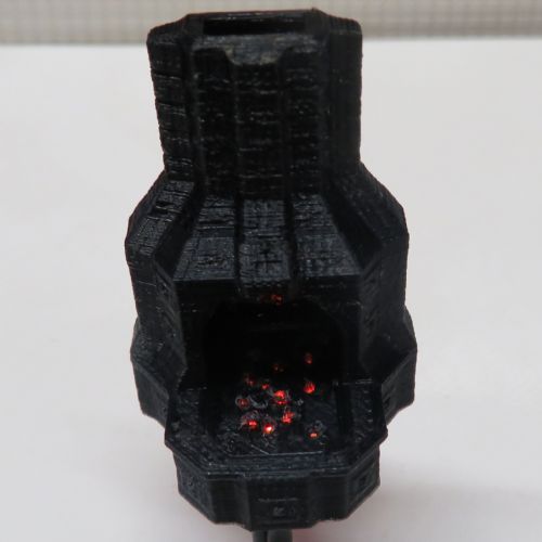 OO Scale Blacksmith's Forge with Flickering LED